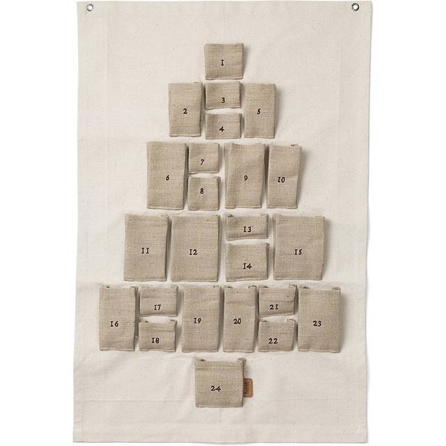クリスマス ferm LIVING Pine Christmas Calendar mini Pine Christmas Calendar - Mini - Natural | ferm LIVING