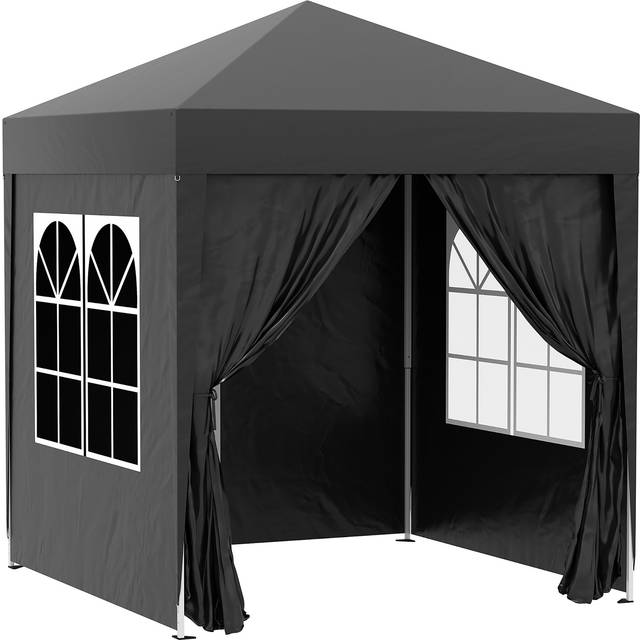 TEMU 2 X 2 M Garden Pop Up Gazebo, Wedding Party Tent Marquee, Awning Canopy With , Windows, Carry Bag