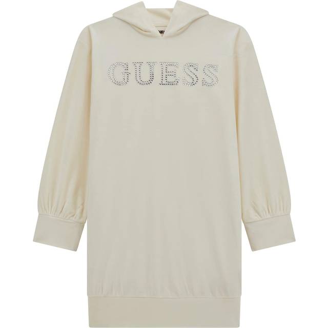 Guess Kids Velvet Active Dress - White - 12