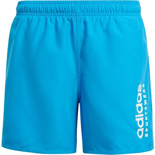 Sportswear Essentials Logo CLX Swim Shorts Kids - Bright Blue / White - 7-8Y