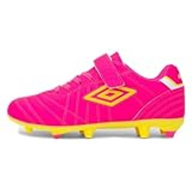UMBRO BOYS / GIRLS SPECIALI LIGA FOOTBALL BOOTS FG JUNIOR PINK 86480U - UK Kids 13 EU 31.5