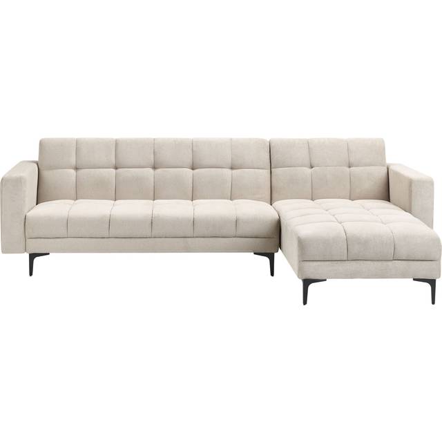 Hörnsoffa Alnes Beige/svart - Soffgrupp Flerfärgad