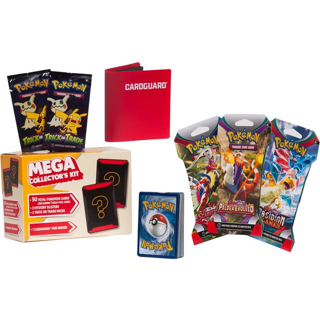 Pok?mon Mega Collector's Kit: 100 Total Pok?mon Cards | 5 Packs + 50 Cards (Includes 1 Holo-Foil Card) + Mini-Binder
