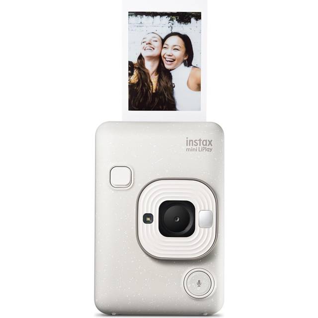 Fujifilm International Fujifilm Instax Mini LiPlay Hybrid Instant Camera and Smartphone Printer (Misty White)