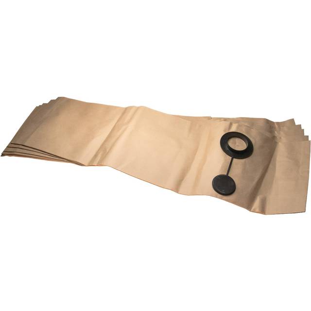 5x Filter Bag compatible with Stihl se 120 Dust Extractor, paper, 29.7 cm x 99.6 cm, Sand-Coloured - Vhbw