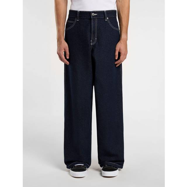 Dickies, Jeans, Herr, W34, Bomull, Logga Bakficka Jeans Regular Fit - blue (W34)
