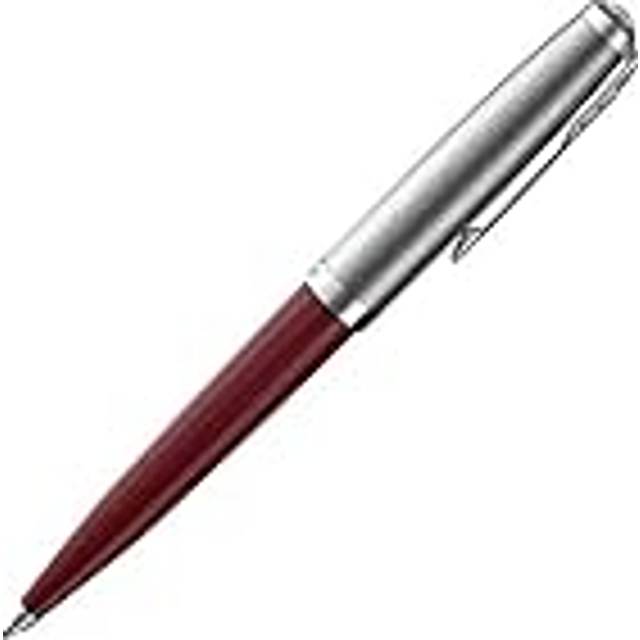 Parker 51 Ballpoint Pen Burgundy Barrel with Chrome Trim Medium Point