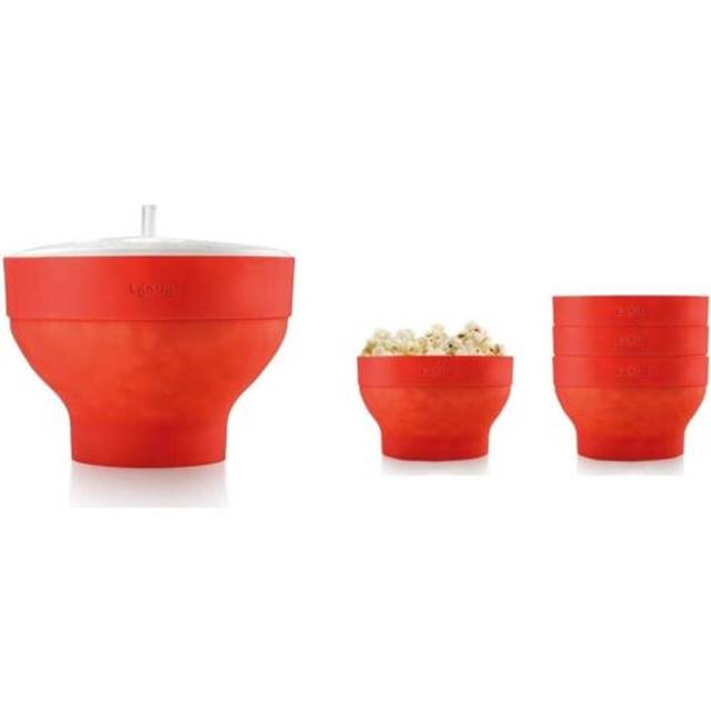 Lékué Pop Corn XL Förslutningslock, Grön, Rosa, XL