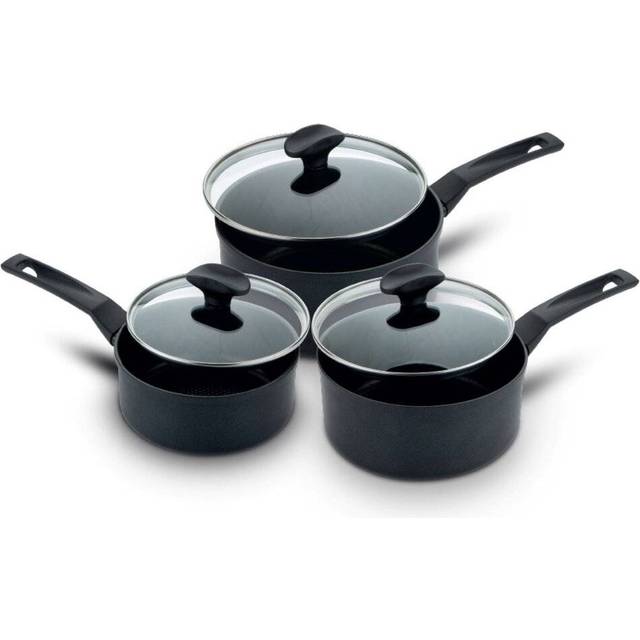 Prestige:9 X Tougher Non-Stick Saucepan Set - 3 Pieces