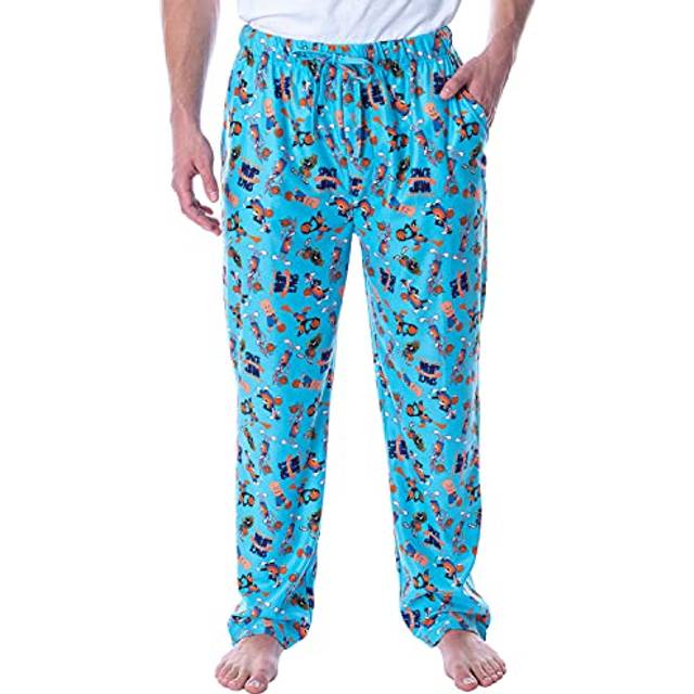 Space Jam Tune Squad Classic Character Loungewear Sleep Pajama Pants (Large)