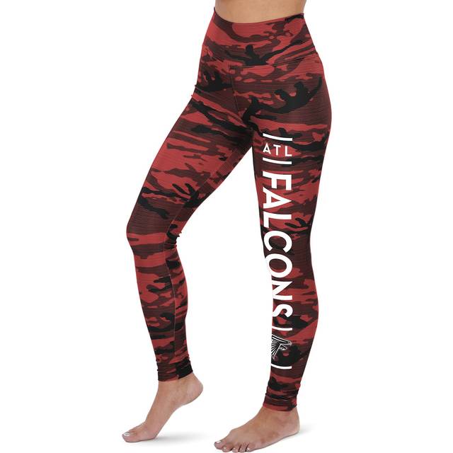 Zubaz NFL Women's Camo and Lines Legging in Team Colors  Atlanta Falco
