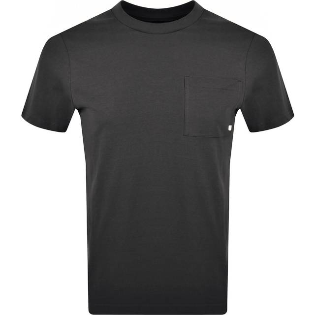 Farah – Stacy – Bleksvart t-shirt med ficka-Svart/a