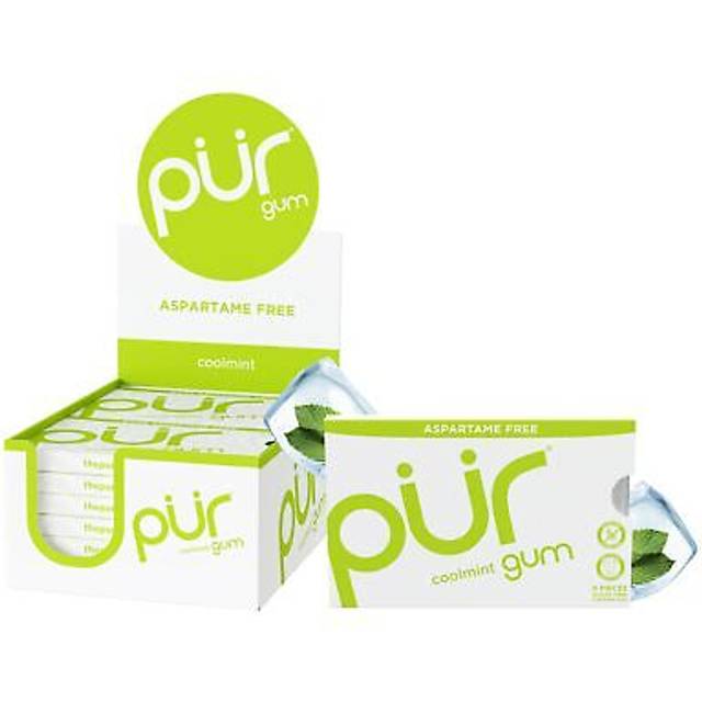 Pur Company Pur Gum Aspartame Free Cool Mint 12 Packs