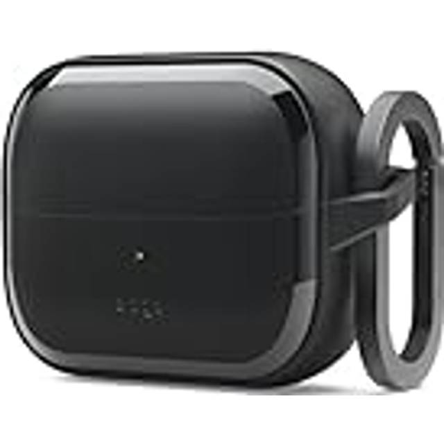 elago EDC fodral kompatibelt med Samsung Galaxy Buds 3 & Galaxy Buds 3 Pro fodral – stötdämpande design, trådlös laddning, helkroppsskydd (svart)