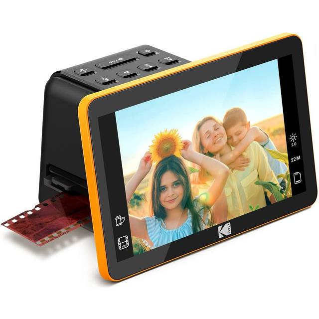 RODFS70 Kodak Slide And Scan Digital Film Scanner 7 Inches Max - Large 7 Inches LCD Screen, Convert Color and B and W Negatives and Slides 35 mm, High