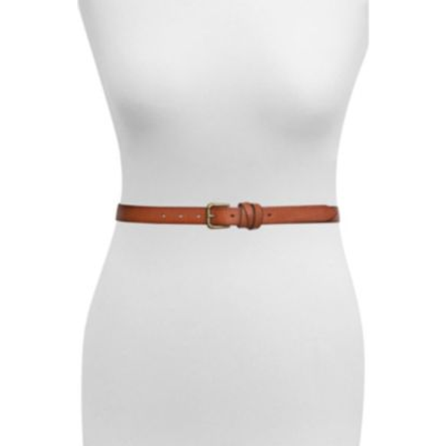 Frye Women's 25MM Leather Belt  Tan  Large