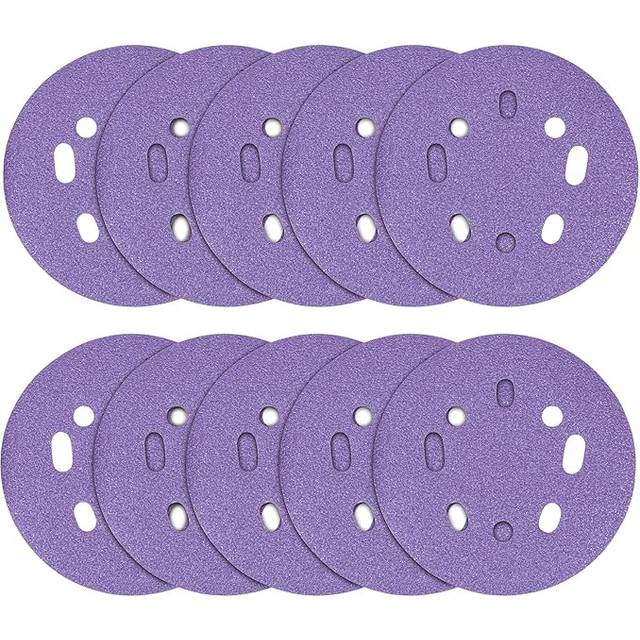 Trend Sanding Disc 125mm 80G (10 Pack) Zirconium