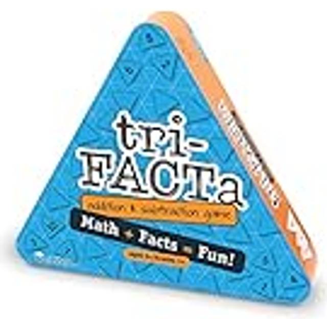 Learning Resources tri-FACTa Addition and Subtraction Game, Early Math Skills, Ages 6+.,Multi-color,10 W in