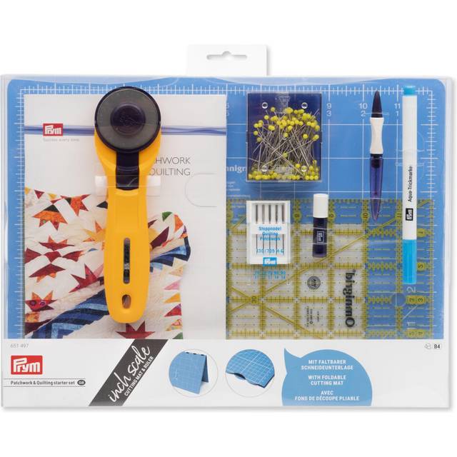 Patchwork & Quilting Starter Set (inch Scale), Blue, GB