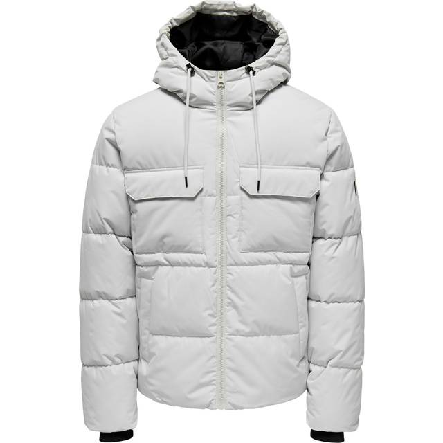 ONLY & SONS herr Onselijah pckt. Hood Jacka OTW buffertjacka, Ångblå, S