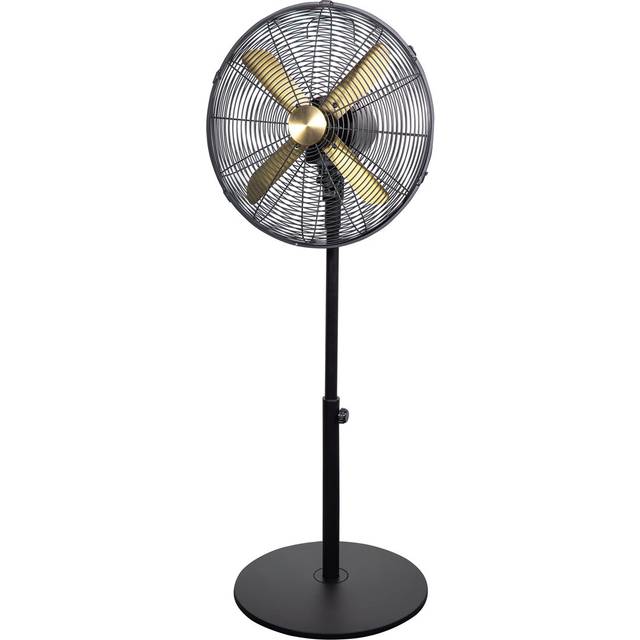 Russell Hobbs Rhmpf1601Bg 16' Metal Pedestal Fan In Brushed Gold &Amp; Black