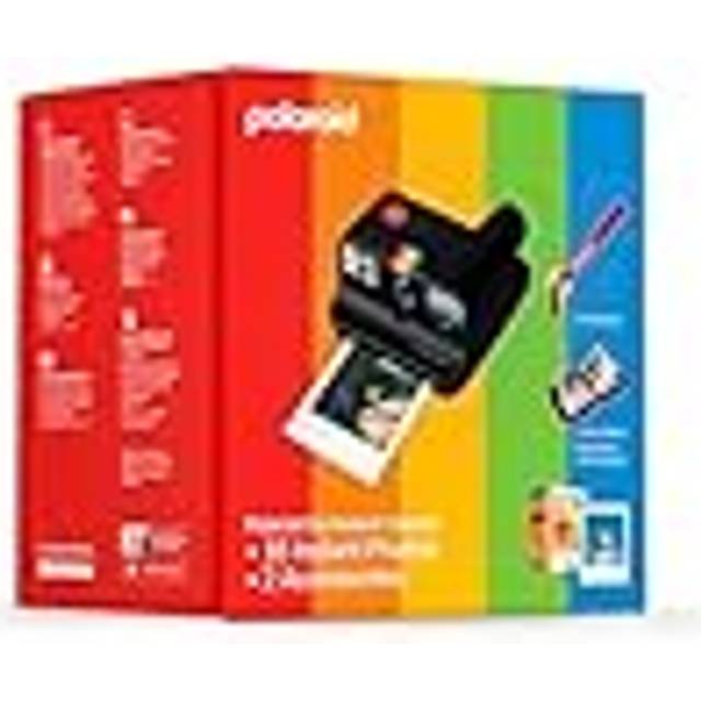 Polaroid Go Generation 2 - Mini Instant Camera Black + Film Bundle (16 Photos Included) and Go Accessories (Photo Album+Wrist Strap) - 6541