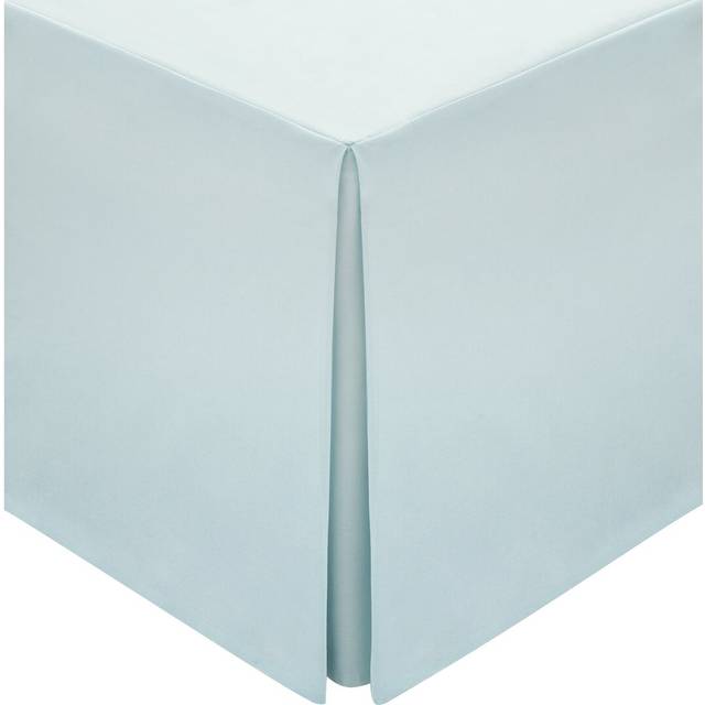 Helena Springfield Plain Dye 180 Thread Count Bed Skirt - Duck Egg (Double (4&#39;6))