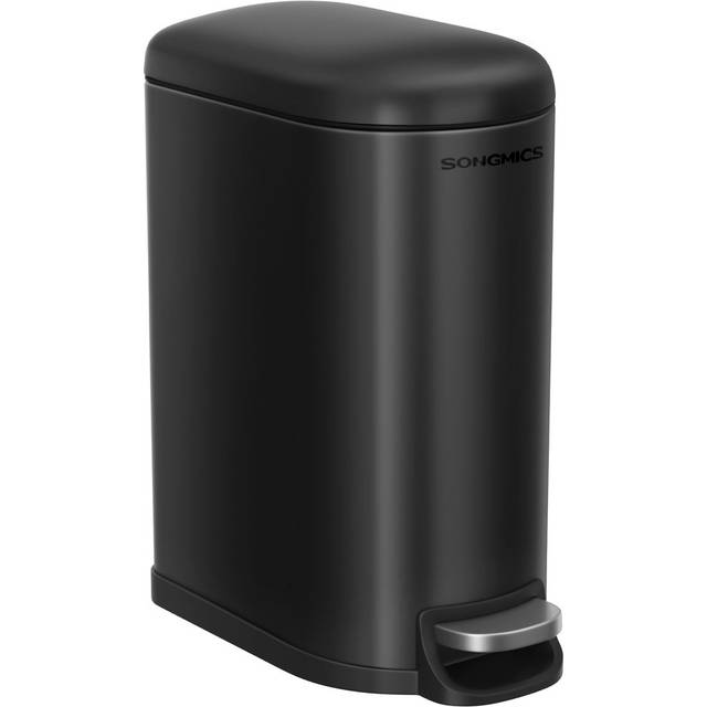 Conjetta Step On Trash Can - 10L - Black (10L)