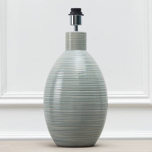 Epona Table Lampbase - Blue (51cm H X 24cm W X 24cm D)