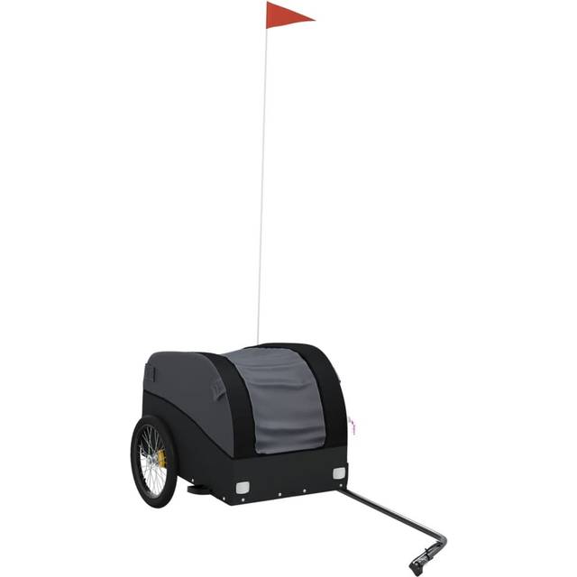 vidaXL Bike Trailer Black 30 kg Iron