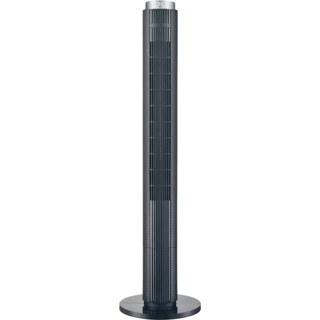 GEEPAS 46&#34; Tower Fan with Remote Control 12H Timer 45W - Black (46cm H X 18.5cm W X 15.5cm D)