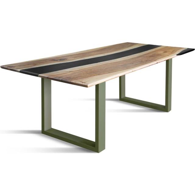 McCoole Rectangular 220cm L x 100cm W Dining Table - Natural Wood