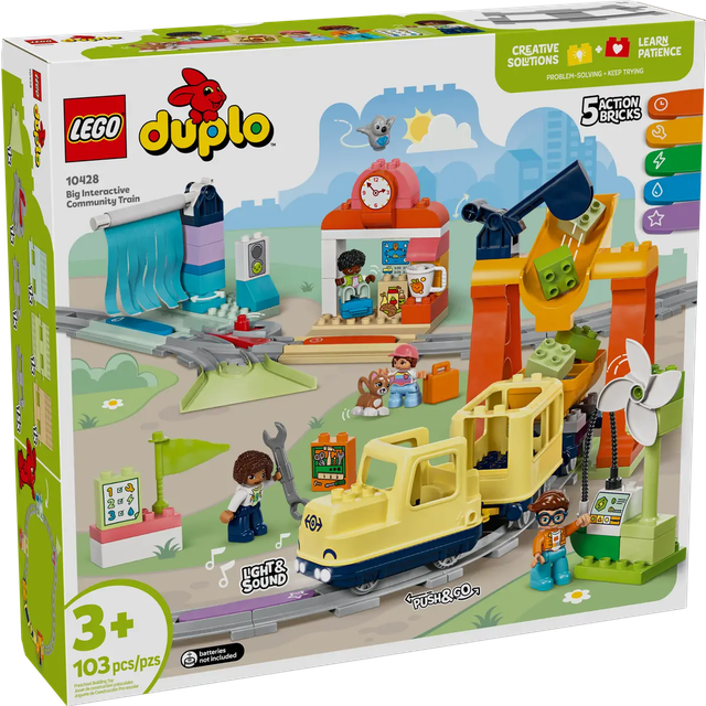 Lego Duplo Big Interactive Community Train 10428 - One Colour