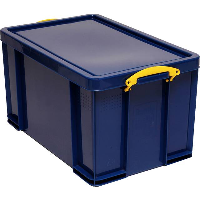 Really Useful 84 Litre Storage Box  - Solid Blue
