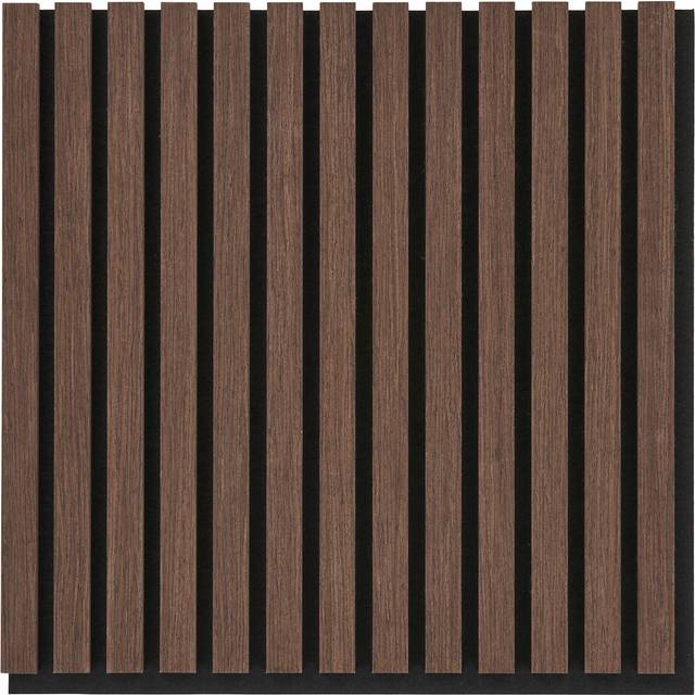 Porto Akustikpanel 52x52x2,2cm Valnöt Dekor.