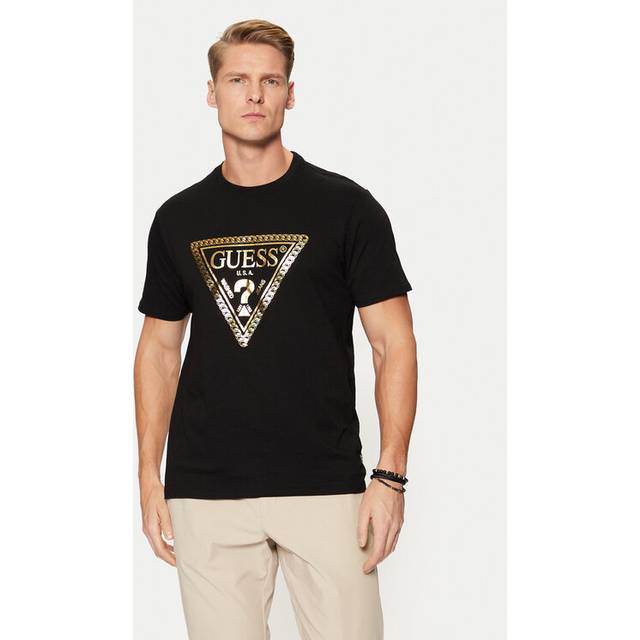 Guess  T shirt CHAIN TRI  - EU M - Black - EU M