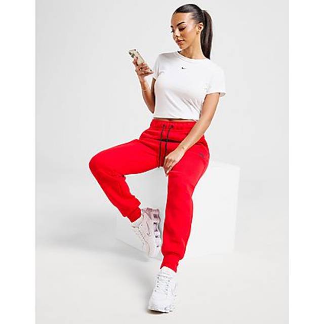 Nike Tech Fleece 2.0 Joggers - University Red - Womens - University Red/Black - XS