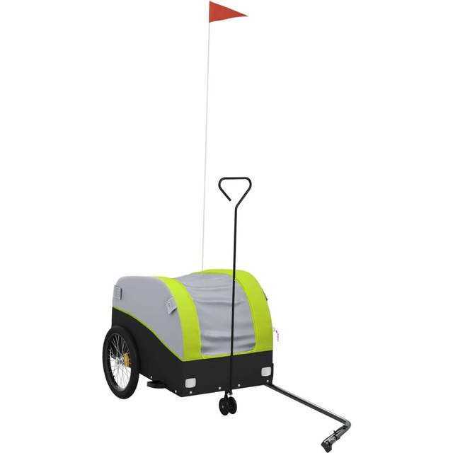Cykelvagn svart och grön 30 kg järn
