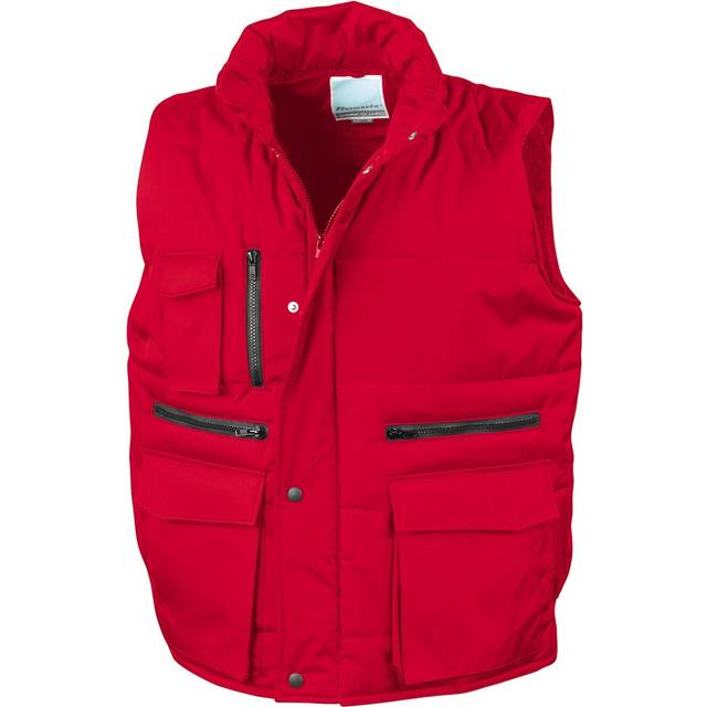 (3XL, Red) WORK-GUARD by Result Mens Lance Body Warmer