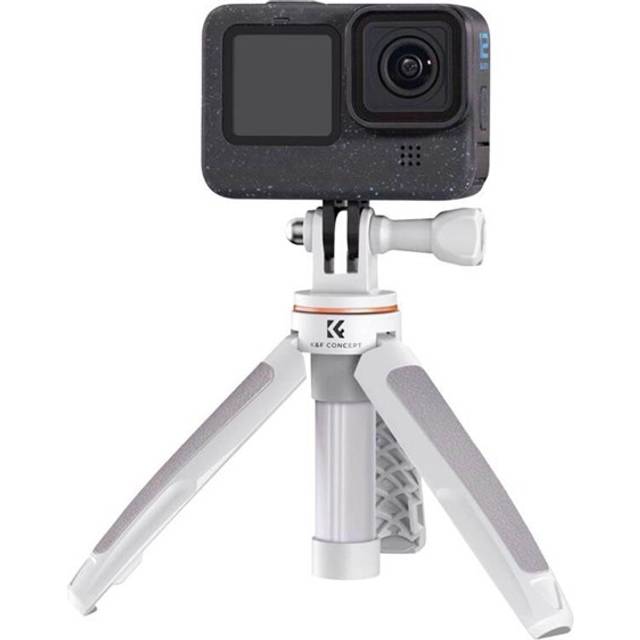 K&F Concept Mini Tripod Stand  Flexible Camera Cellphone Tripod with Bluetooth Remote  1/4'' Screw with Phone Holder&Cold Shoe  6.6lbs Max L