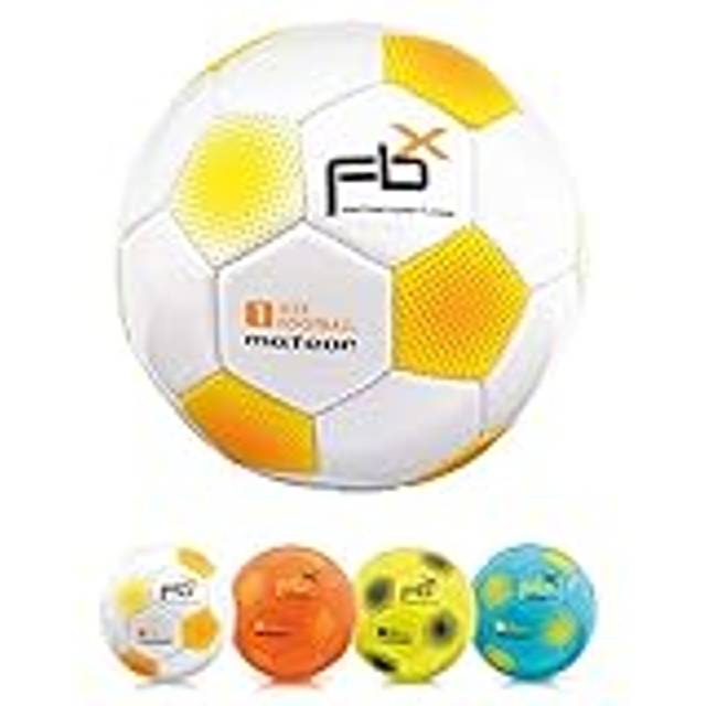 meteor Fotboll Träningsboll Varje storlek 5 4 3 1 Officiell match Vuxna Junior Barn Fotboll Futsal Professionellt Klubblag Inomhus Utomhuslek Leksak Många färger FBX (1, vit)