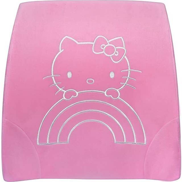 Hello Kitty Cushion Chair Lumbar Cushion Razer Lumbar Cushion Hello Kitty and Friends Edition for Gaming Chairs Curved Shape Shaped to Fit the Waist