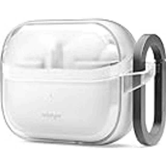 elago EDC fodral kompatibelt med Samsung Galaxy Buds 3 & Galaxy Buds 3 Pro fodral – stötdämpande design, trådlös laddning, helkroppsskydd (klar)