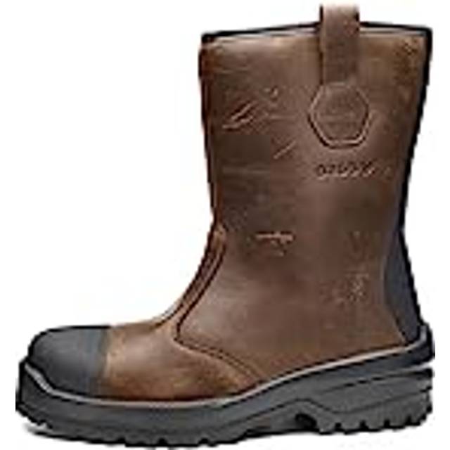 (Brown/Black, UK 9) Base Elk Safety Boots S3 HRO CI SRC