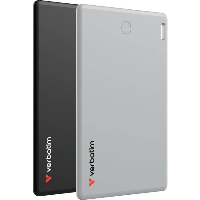 Verbatim My Finder - Anti-tab Bluetooth-tag for mobiltelefon, tablet - sort, sølv (pakke med 2)