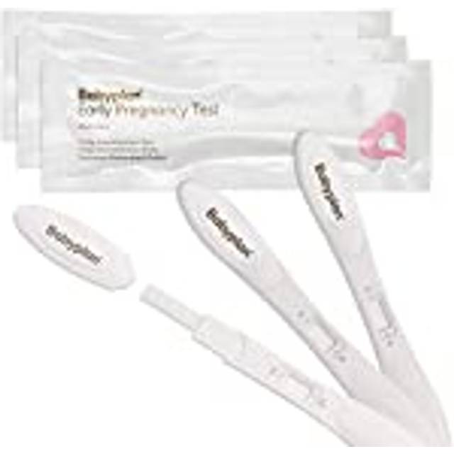 3-pack Babyplan Tidigt Graviditetstest Stav, Ett lite längre, hygieniskt test med hög känslighet på 10mIU hCG för tidig graviditetstestning, lätt att använda och avläsa