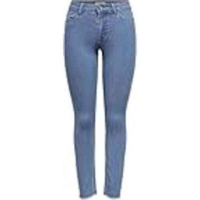 Onlhush Medelhög Midja Skinny Fit Jeans
