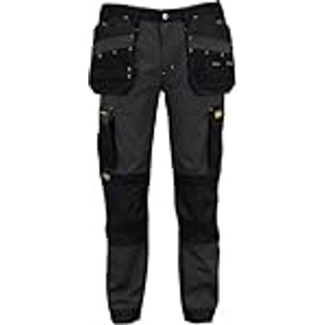 DeWalt Albany Slim Fit Grey/Black Trouser Size L33 W34 (34T) - grey/black
