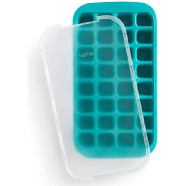 Lékué Lékué ice cube mold silicone with lid Turquoise