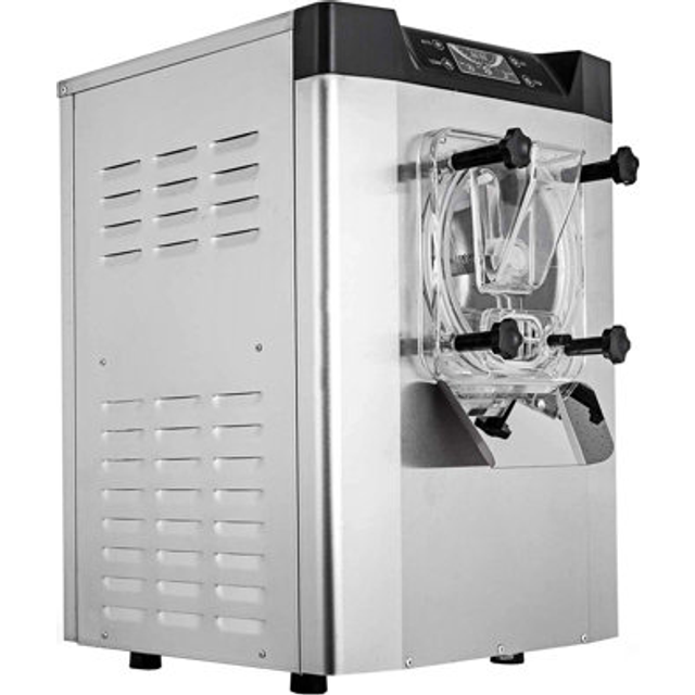 Kommersiell hårdglassmaskin 3,5-4,4 UK gallon/h rostfritt stål glassmaskin